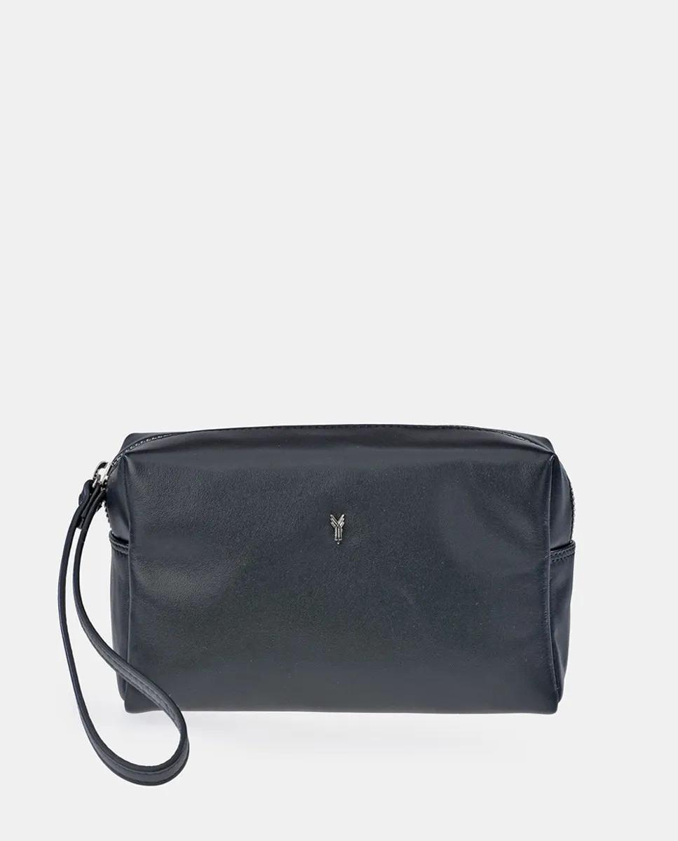 Мужская косметичка Yanko на молнии из черной кожи, черный
Мужская косметичка Yanko на молнии из черной кожи, черный