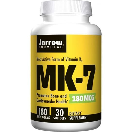 Jarrow Formulas, Витамин K2 Mk7, 180 мкг, 30 капсул
Jarrow Formulas, Витамин K2 Mk7, 180 мкг, 30 капсул