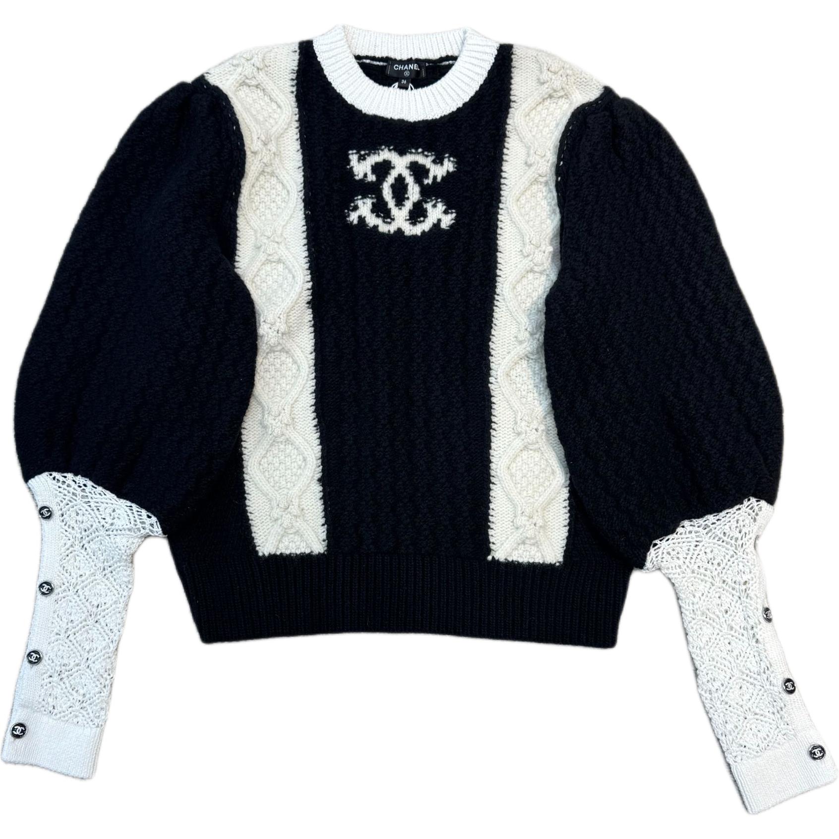 Свитер женский CHANEL, черный/белый
Свитер женский CHANEL, черный/белый