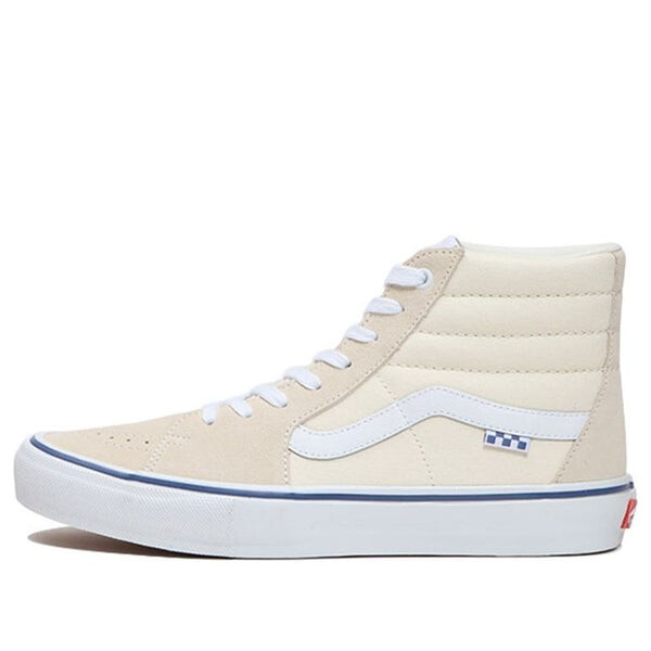 Кроссовки skate sk8-hi 'checkerboard - off-white' Vans, хаки 
Кроссовки skate sk8-hi 'checkerboard - off-white' Vans, хаки