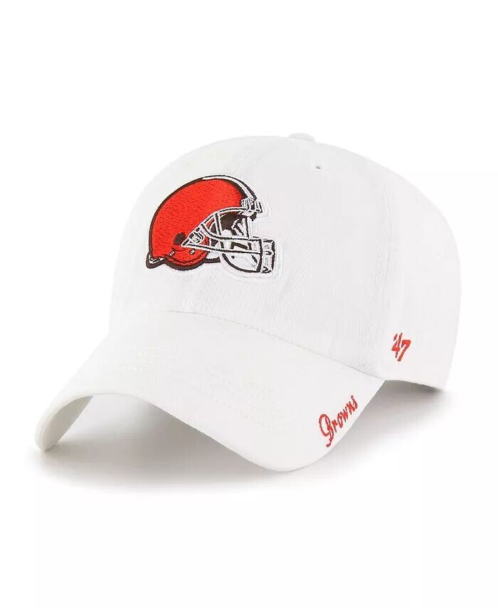Женская белая кепка Cleveland Browns Miata Logo Clean Up Adjustable '47 Brand
Женская белая кепка Cleveland Browns Miata Logo Clean Up Adjustable '47 Brand