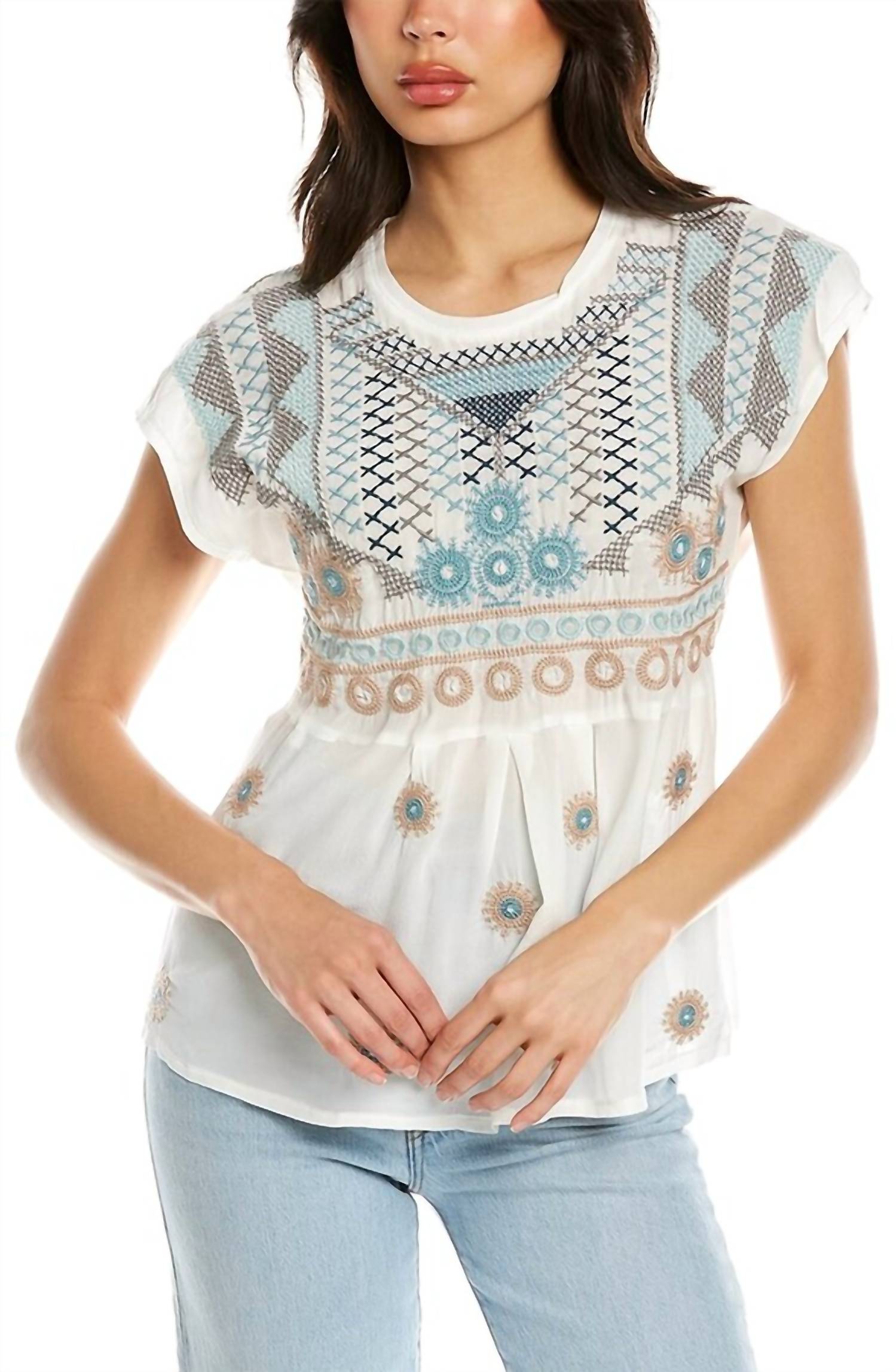 Блуза Perlette в цвете Nat Johnny Was
Блуза Perlette в цвете Nat Johnny Was