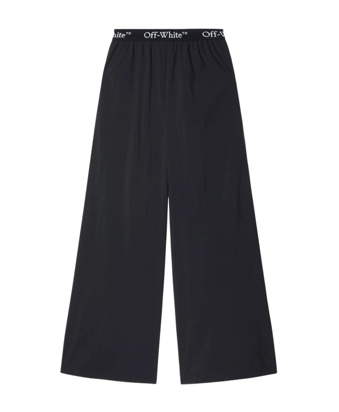 Нейлоновые брюки с логотипом Off White, черный
Нейлоновые брюки с логотипом Off White, черный