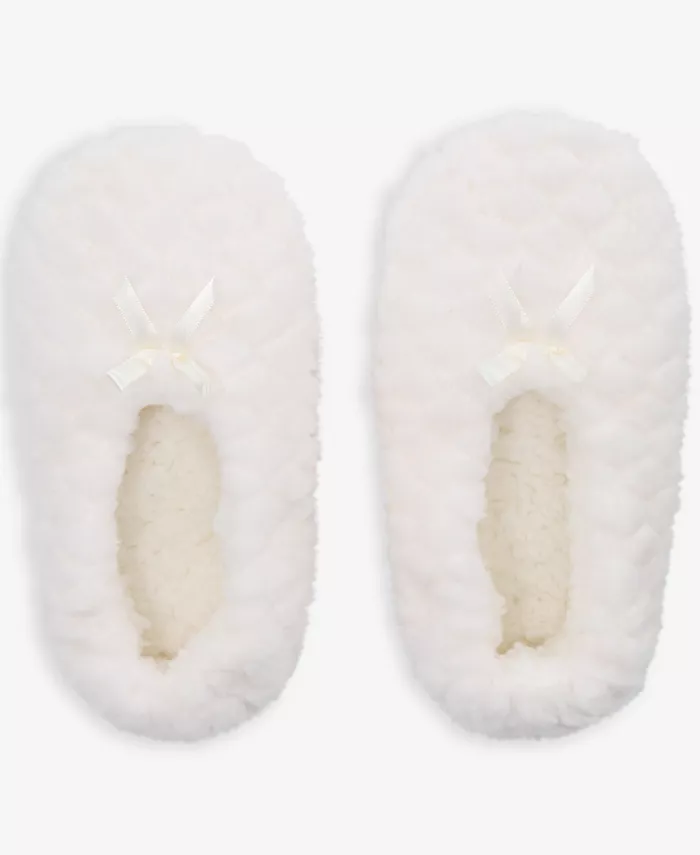 Женские тапочки-носки из искусственного меха Charter Club, белый
Женские тапочки-носки из искусственного меха Charter Club, белый