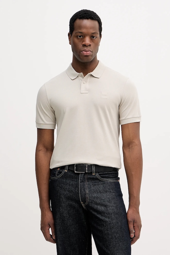 Рубашка-поло BOSS Orange, бежевый
Рубашка-поло BOSS Orange, бежевый