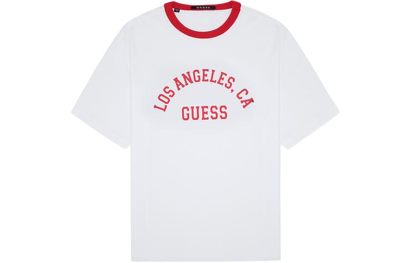 Футболка унисекс GUESS, белая черная 
Футболка унисекс GUESS, белая черная