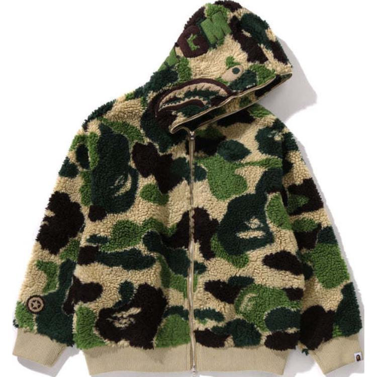 Abc Camo Boa Shark расслабленный фулл-зип худи A BATHING APE, зеленый
Abc Camo Boa Shark расслабленный фулл-зип худи A BATHING APE, зеленый