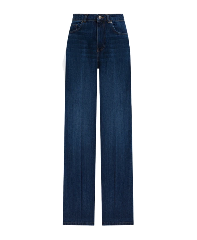 Прямые джинсы с высокой талией Twinset, синий
Прямые джинсы с высокой талией Twinset, синий