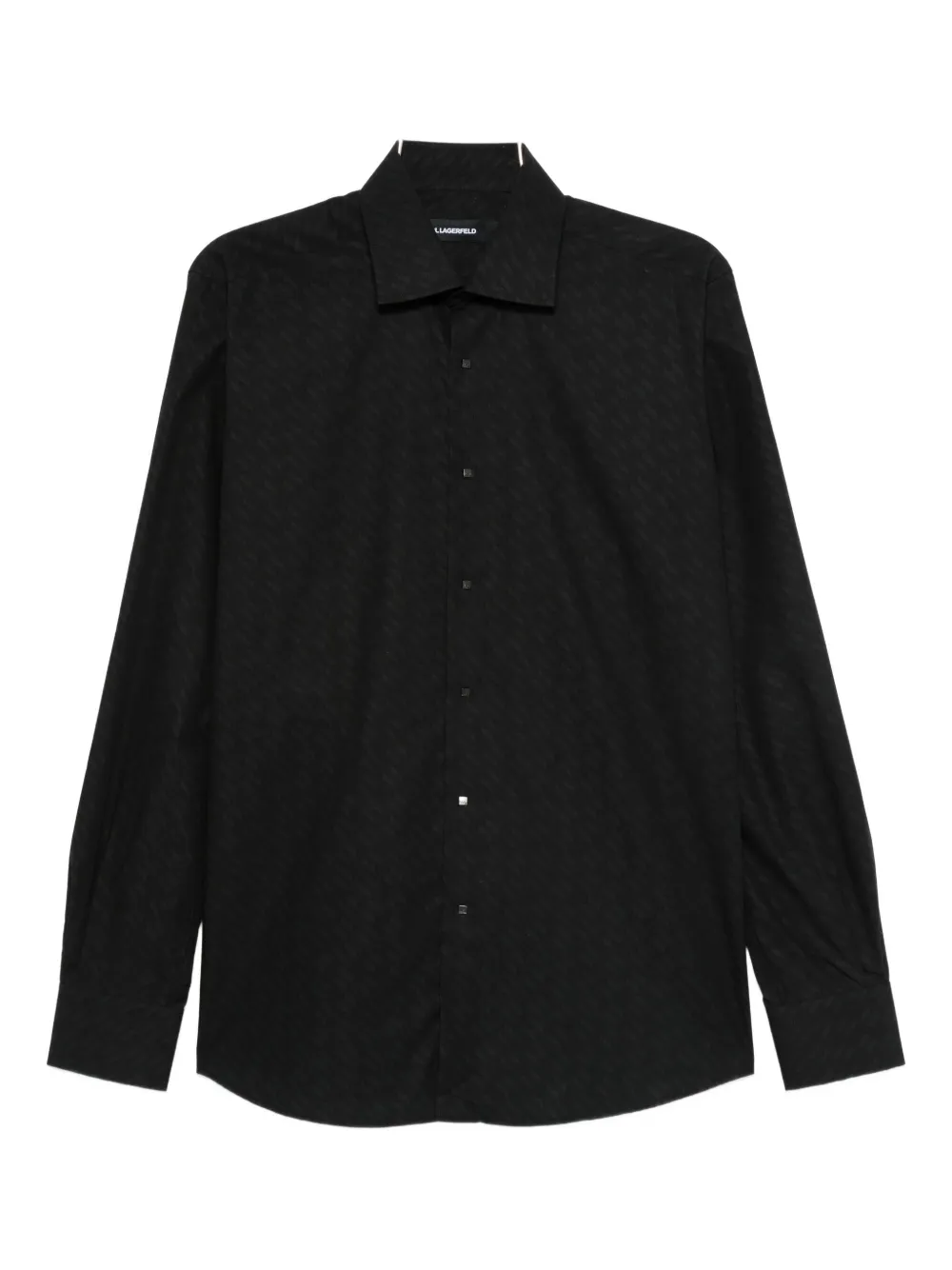 Рубашка из хлопка с набивным рисунком KARL LAGERFELD, черный
Рубашка из хлопка с набивным рисунком KARL LAGERFELD, черный