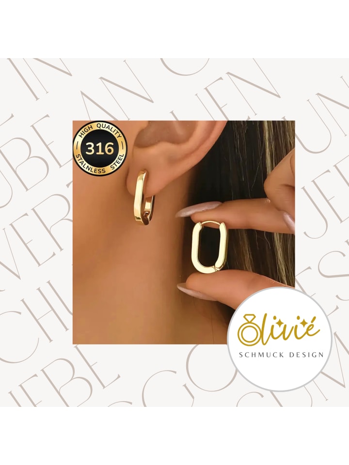 Серьги для женщин - нержавеющая сталь - с покрытием из 18-каратного золота XCOAST
Серьги для женщин - нержавеющая сталь - с покрытием из 18-каратного золота XCOAST