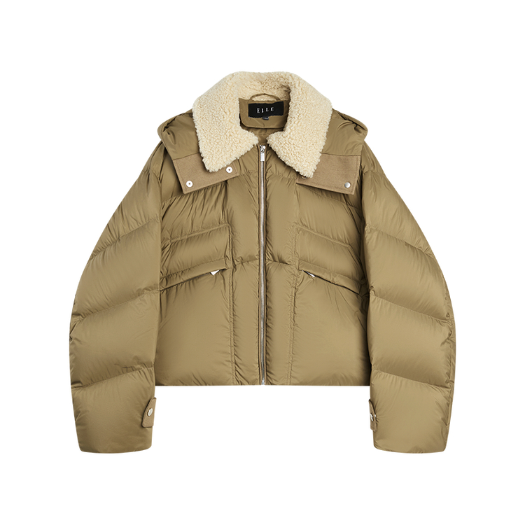 ELLE Пуховик Women's Coffee Hooded
ELLE Пуховик Women's Coffee Hooded