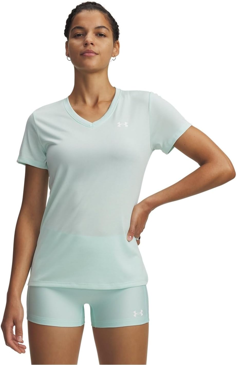 Under Armour Женская Футболка Tech Twist V-образным Вырезом с Коротким Рукавом, (703) Refresh Mint/White, Белый, Under Armour Женская Футболка Tech Twist V-образным Вырезом с Коротким Рукавом, (703) Refresh Mint/White
Under Armour Женская Футболка Tech Twist V-образным Вырезом с Коротким Рукавом, (703) Refresh Mint/White, Белый, Under Armour Женская Футболка Tech Twist V-образным Вырезом с Коротким Рукавом, (703) Refresh Mint/White