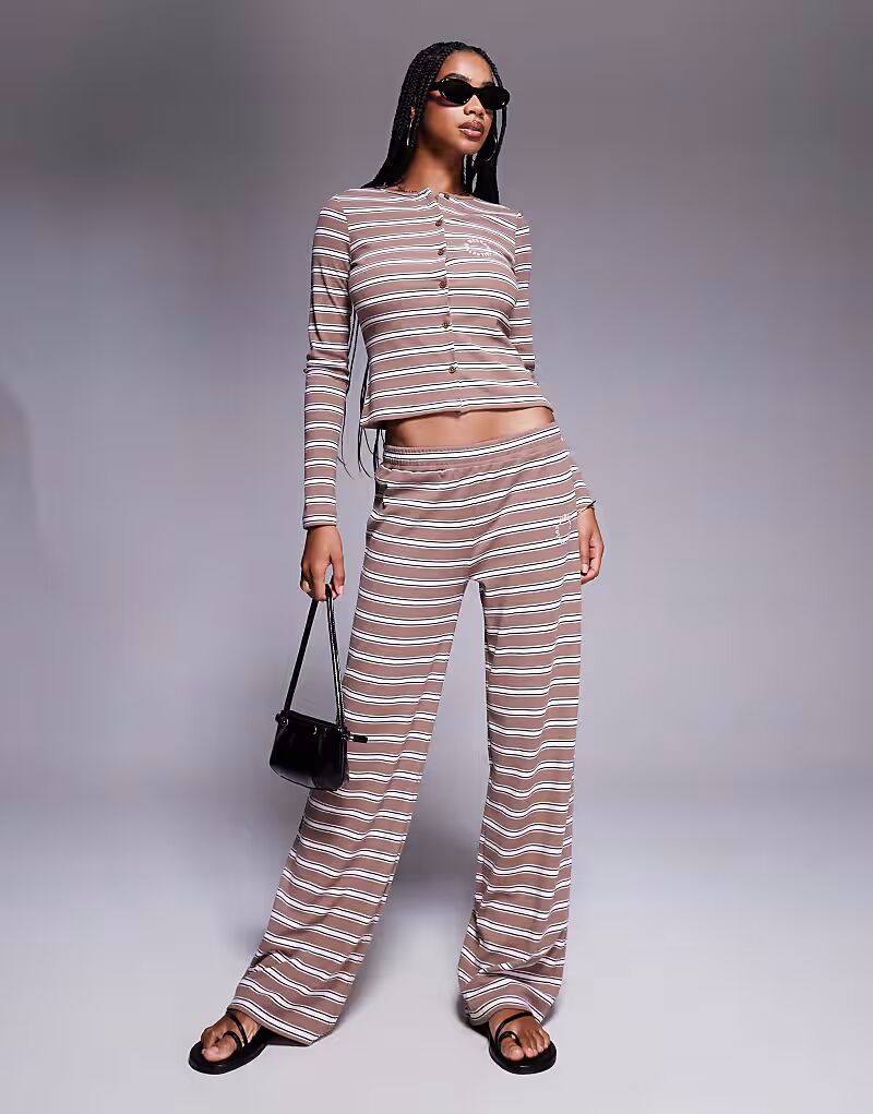 Брюки в полоску Weekend Collective Asos Weekend Collective, коричнево-розовый
Брюки в полоску Weekend Collective Asos Weekend Collective, коричнево-розовый