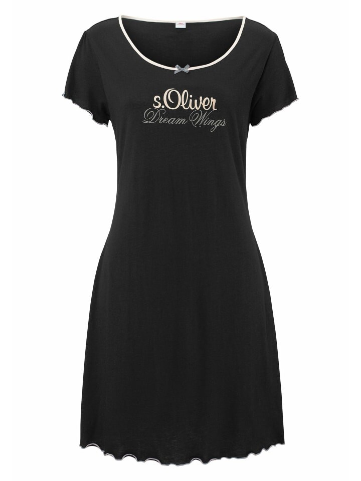 Ночная рубашка sOliver, черный
Ночная рубашка sOliver, черный