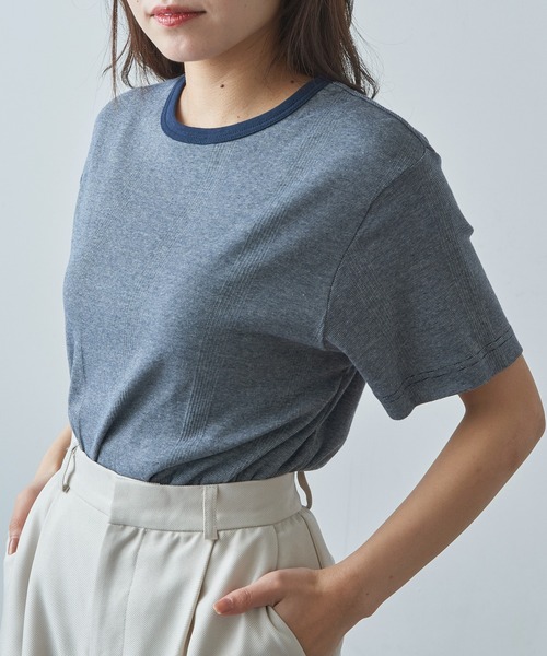 Футболка с коротким рукавом, ребристая отделка, бренд Miller
Футболка с коротким рукавом, ребристая отделка, бренд Miller