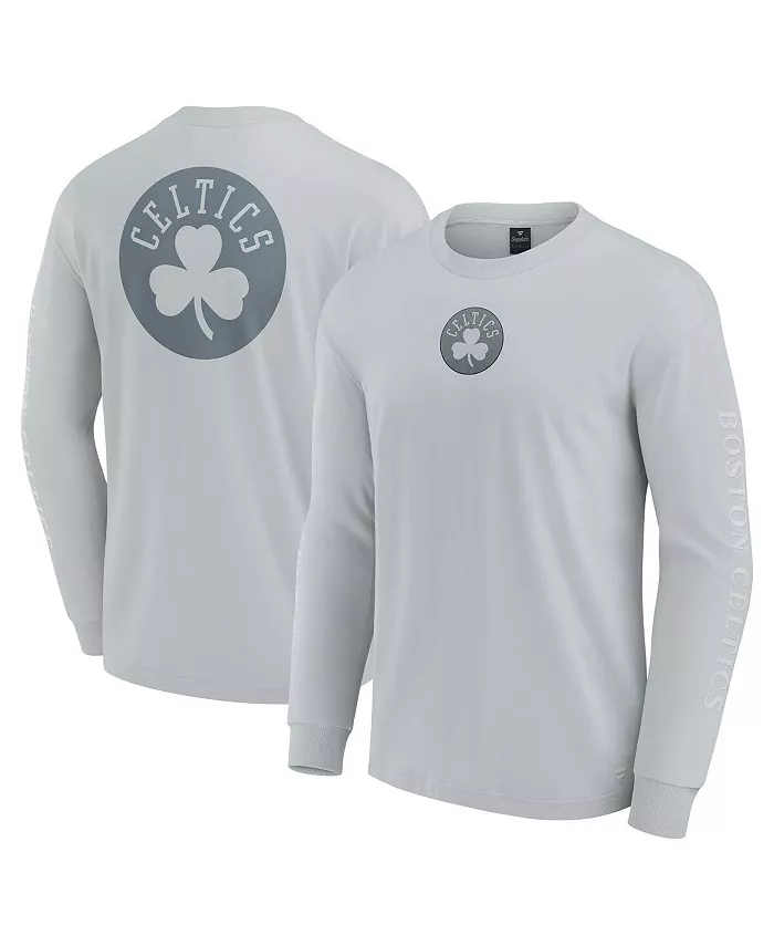 Мужская серая футболка с длинным рукавом Boston Celtics Elements Strive Fanatics
Мужская серая футболка с длинным рукавом Boston Celtics Elements Strive Fanatics