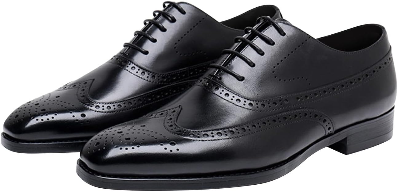 Мужские оксфорды Santimon, туфли из натуральной кожи, броги с крыльями, оксфорды, модные деловые повседневные дерби, современные туфли для выпускного, свадьбы, костюмов и смокинга для мужчин, черный
Мужские оксфорды Santimon, туфли из натуральной кожи, броги с крыльями, оксфорды, модные деловые повседневные дерби, современные туфли для выпускного, свадьбы, костюмов и смокинга для мужчин, черный