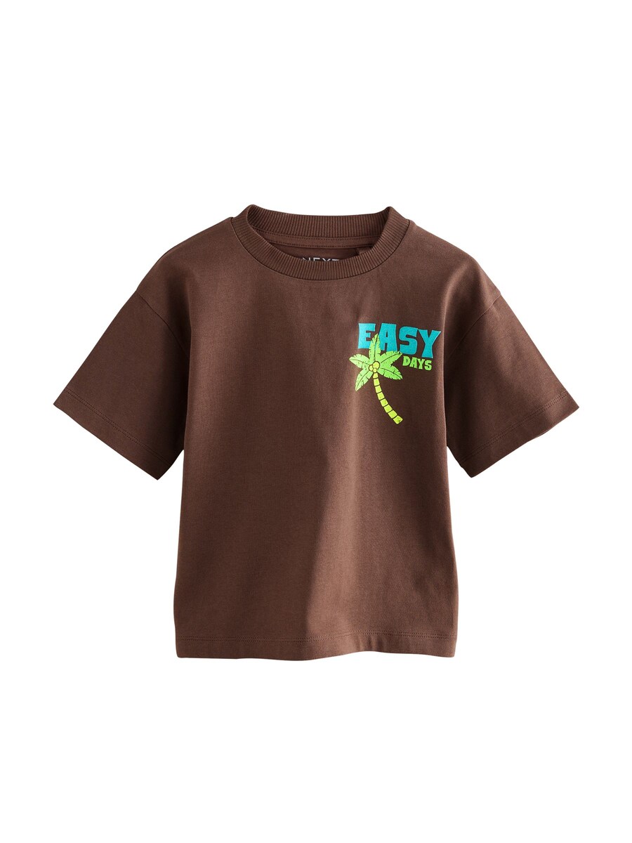 Рубашка Next, коричневый 
Рубашка Next, коричневый