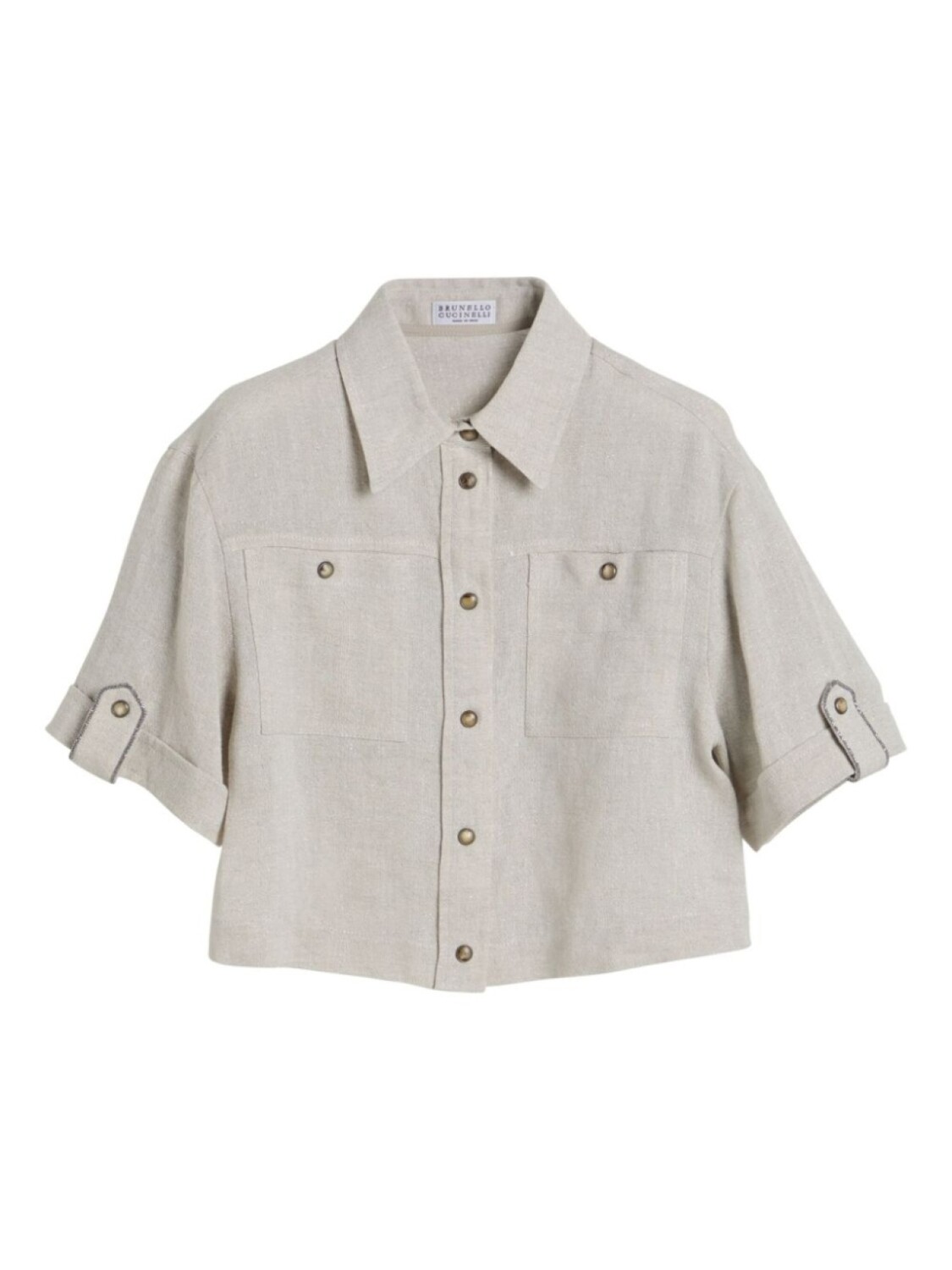 Brunello Cucinelli Kids рубашка с блестками, нейтральный
Brunello Cucinelli Kids рубашка с блестками, нейтральный