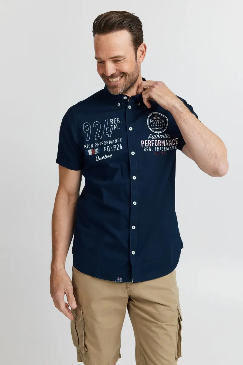 Рубашка с короткими рукавами FQ1924 "FQ1924 FQRontus", синий
Рубашка с короткими рукавами FQ1924 "FQ1924 FQRontus", синий