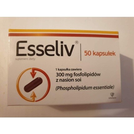 Esseliv Phospholipid Травяная добавка против заболеваний печени и желчного пузыря, 50 капсул Aflofarm
Esseliv Phospholipid Травяная добавка против заболеваний печени и желчного пузыря, 50 капсул Aflofarm