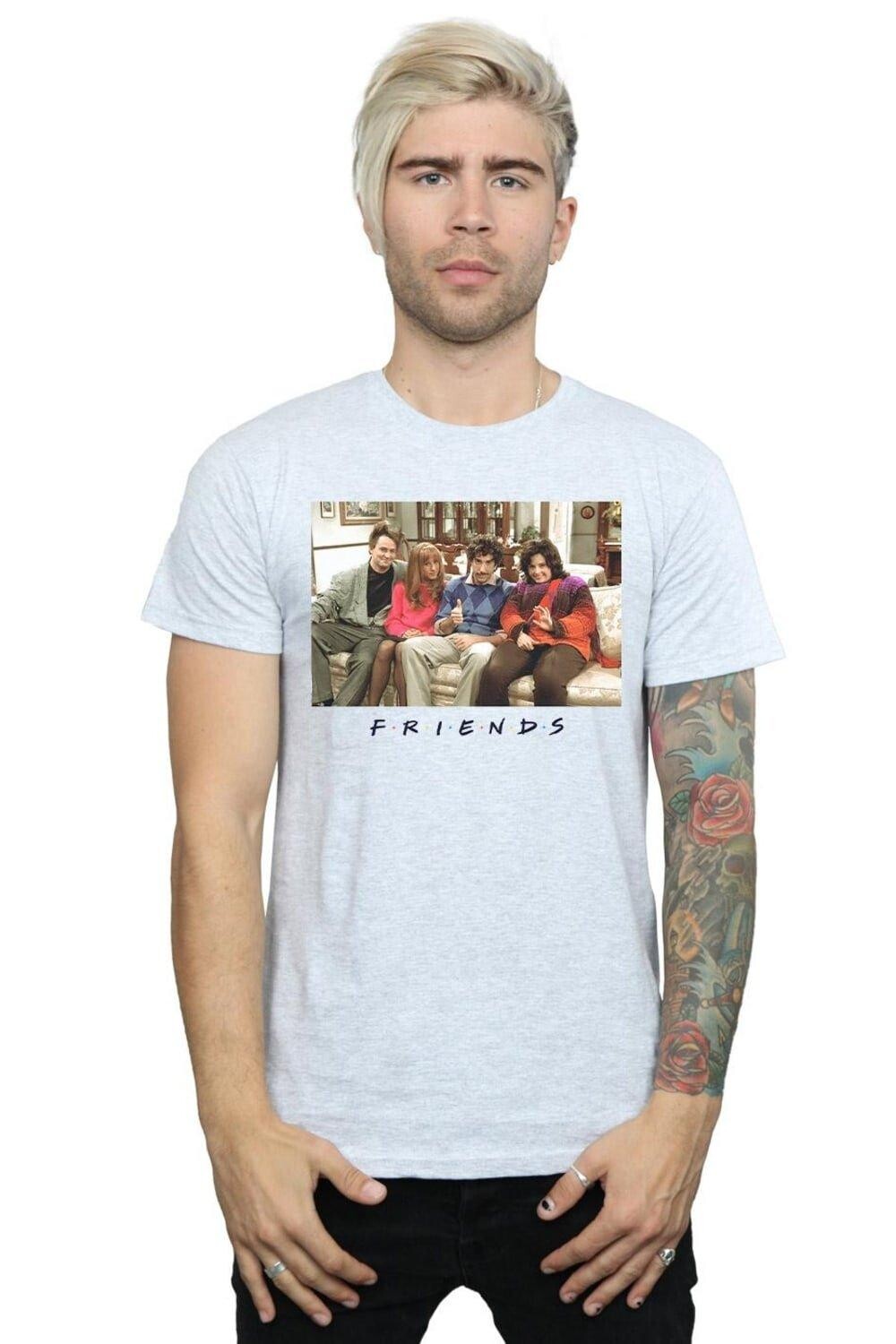 Футболка «Ретроспектива» Friends, серый 
Футболка «Ретроспектива» Friends, серый