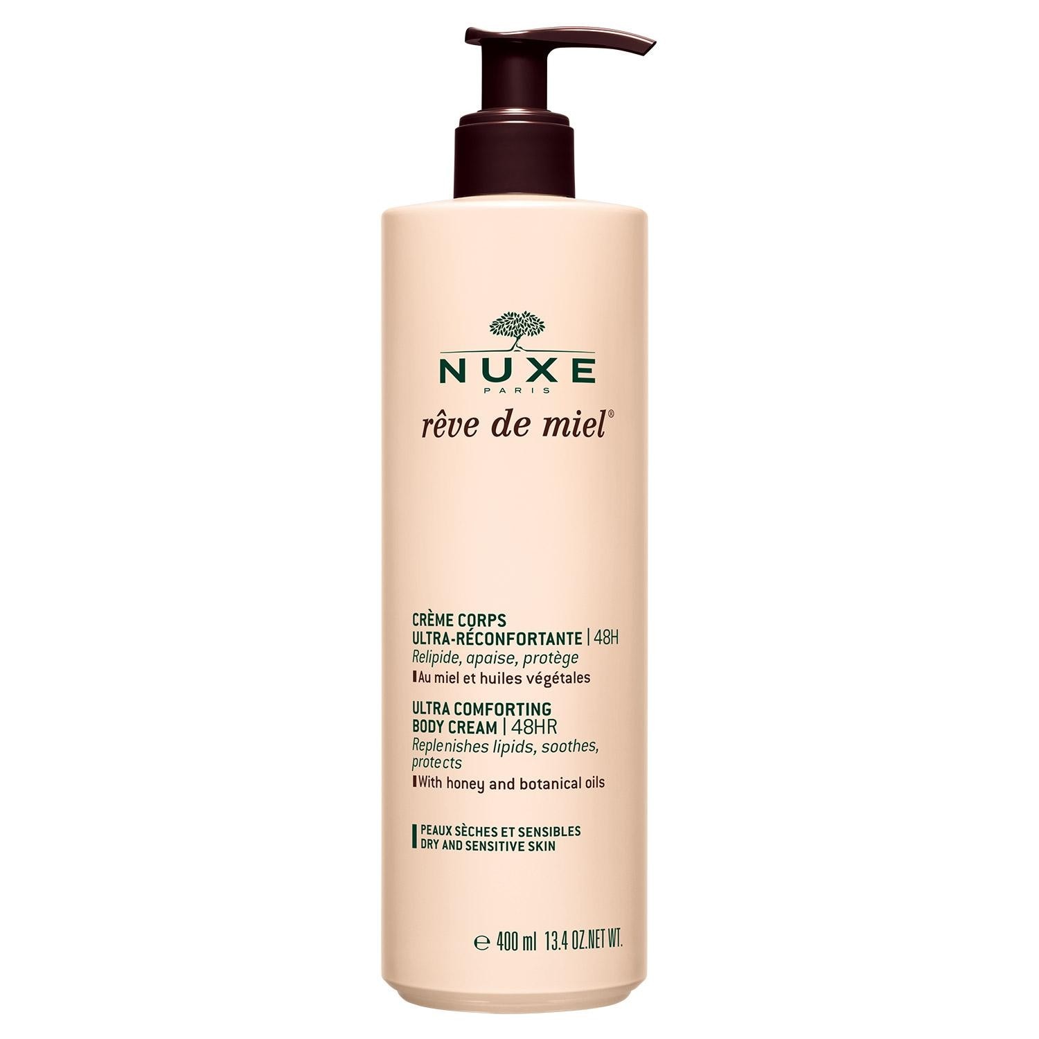 Крем для тела rêve de miel ultra comforting bodycream Nuxe, объем 400 мл
Крем для тела rêve de miel ultra comforting bodycream Nuxe, объем 400 мл