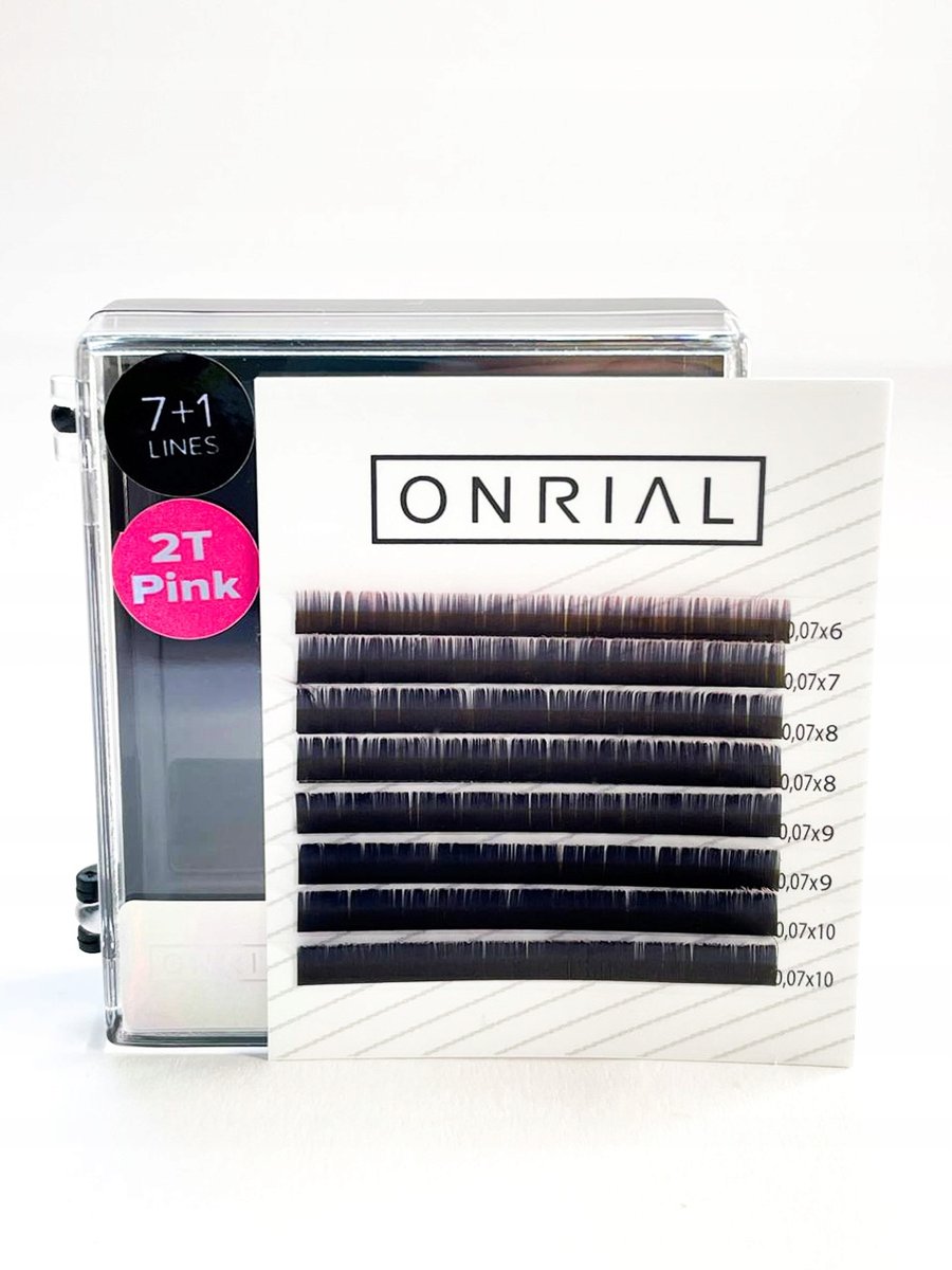 Двухцветное наращивание ресниц Розовые (мини) C 6-10 0,07 мм ONRIAL Inne
Двухцветное наращивание ресниц Розовые (мини) C 6-10 0,07 мм ONRIAL Inne