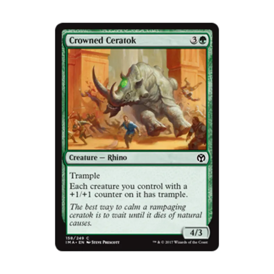 CCG Коронованный Цераток (клавиша C), MTG - Iconic Masters
CCG Коронованный Цераток (клавиша C), MTG - Iconic Masters