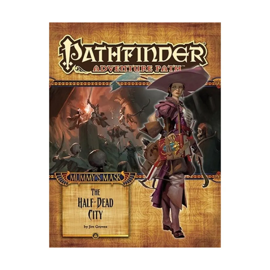 #79 "Mummy's Mask #1 - The Half-Dead City", Pathfinder Roleplaying Game (1st Edition) - Adventure Path #061 - #090, мягкая обложка
#79 "Mummy's Mask #1 - The Half-Dead City", Pathfinder Roleplaying Game (1st Edition) - Adventure Path #061 - #090, мягкая обложка
