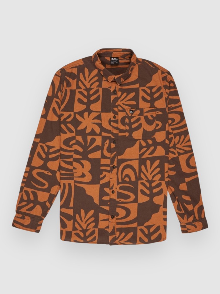 Рубашка Quiksilver Motherfly Printed Hemd, almond desert checker
Рубашка Quiksilver Motherfly Printed Hemd, almond desert checker
