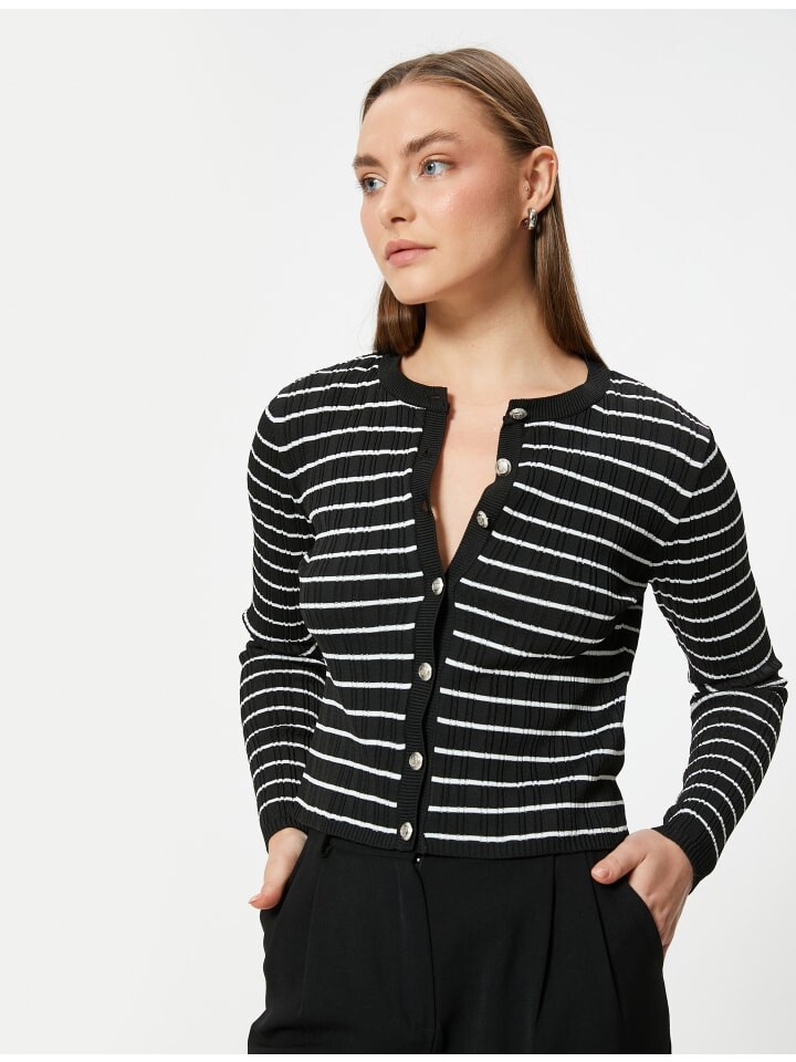Кардиган KOTON, цвет schwarz gestreift
Кардиган KOTON, цвет schwarz gestreift