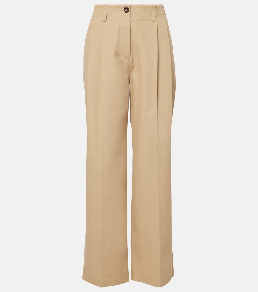 Хлопковые брюки широкого кроя Toteme, Desert
Хлопковые брюки широкого кроя Toteme, Desert