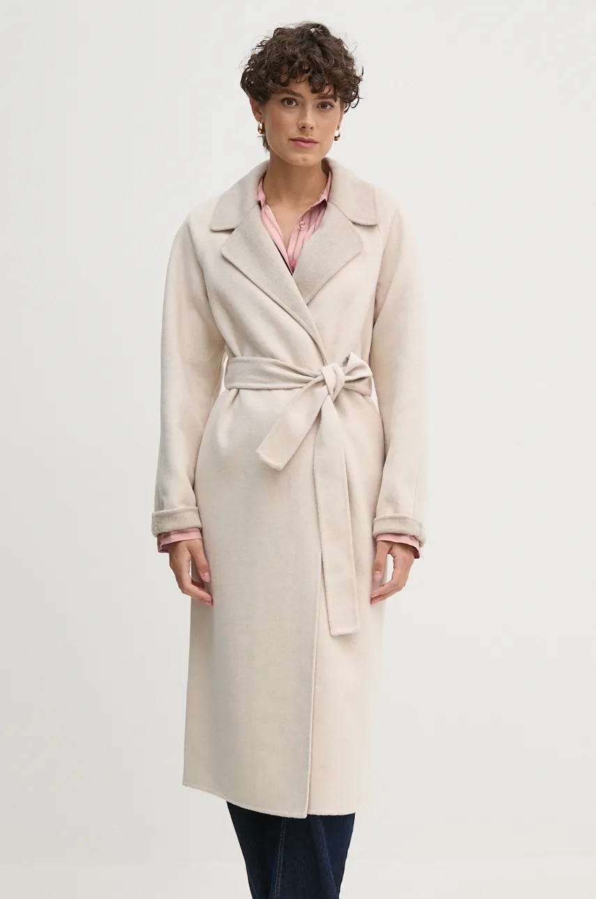 Шерстяное плащ OUI, бежевый
Шерстяное плащ OUI, бежевый
