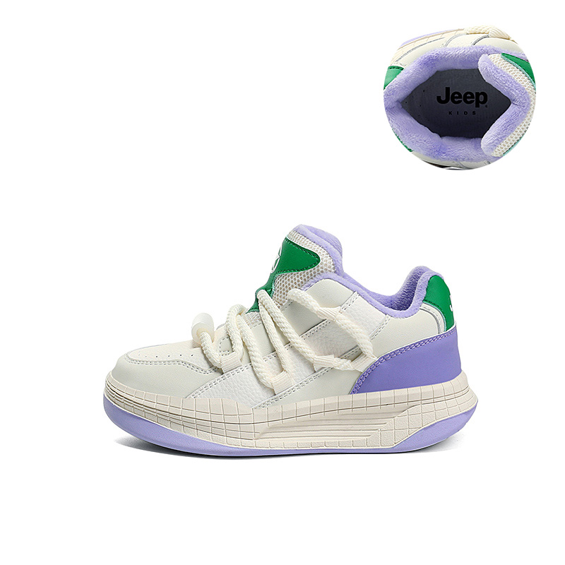 Низкие детские скейтерские кроссовки бежево-фиолетовые Kids' Jeep
Низкие детские скейтерские кроссовки бежево-фиолетовые Kids' Jeep