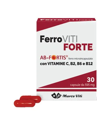 Marco Viti Ferroviti Forte Железосодержащая добавка 30 капсул Железо и витамины
