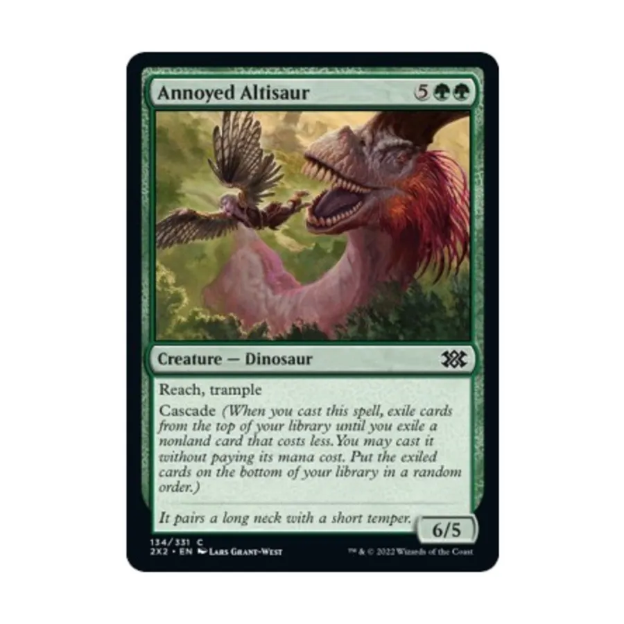 CCG Раздраженный Альтисавр (С) (Фольга), MTG - Double Masters 2022
CCG Раздраженный Альтисавр (С) (Фольга), MTG - Double Masters 2022