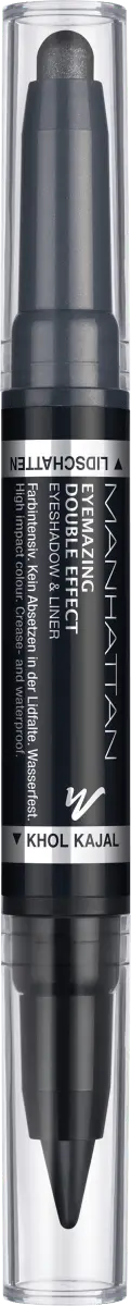 Lidschatten Eyemazing Double Effect Коль Каял 001 В Черном 1,6г. MANHATTAN Cosmetics
Lidschatten Eyemazing Double Effect Коль Каял 001 В Черном 1,6г. MANHATTAN Cosmetics