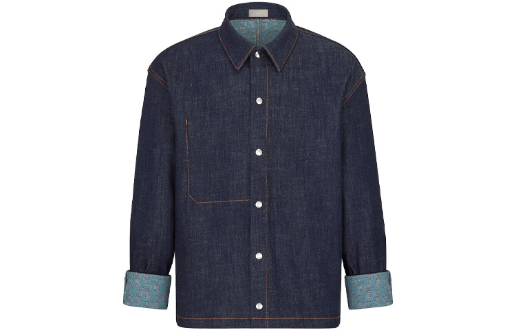 Ежеквартальные новинки Рубашка мужская синяя Dior, синий
Ежеквартальные новинки Рубашка мужская синяя Dior, синий