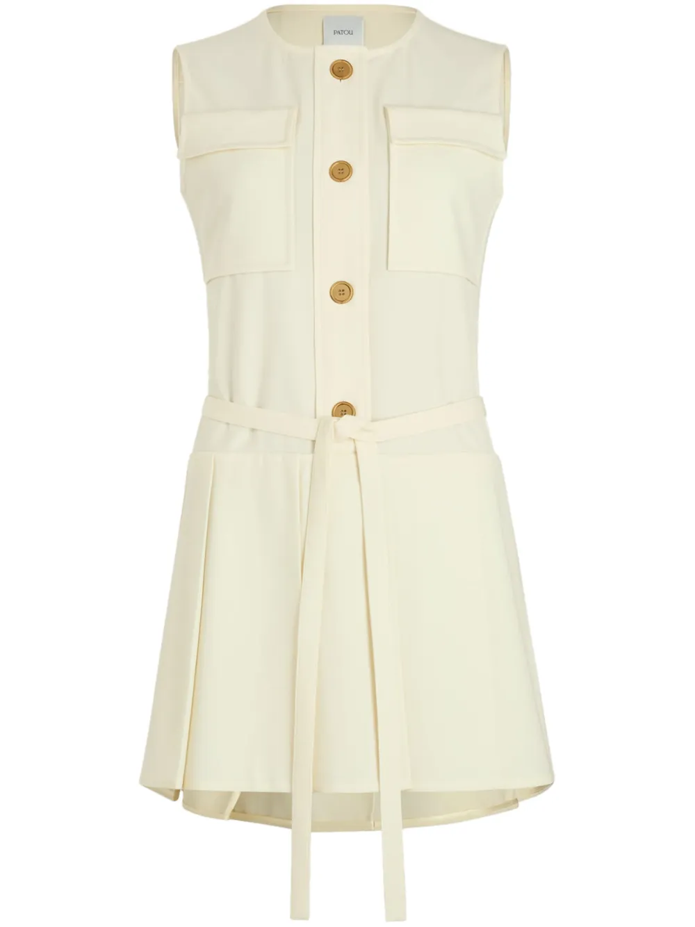 Твиловое платье миди со складками PATOU, желтый
Твиловое платье миди со складками PATOU, желтый