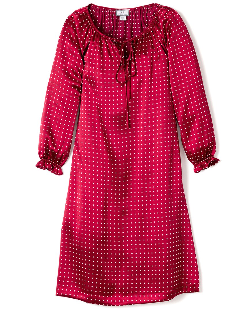 Ночная рубашка из шелка Petite Plume Delphine, красный
Ночная рубашка из шелка Petite Plume Delphine, красный