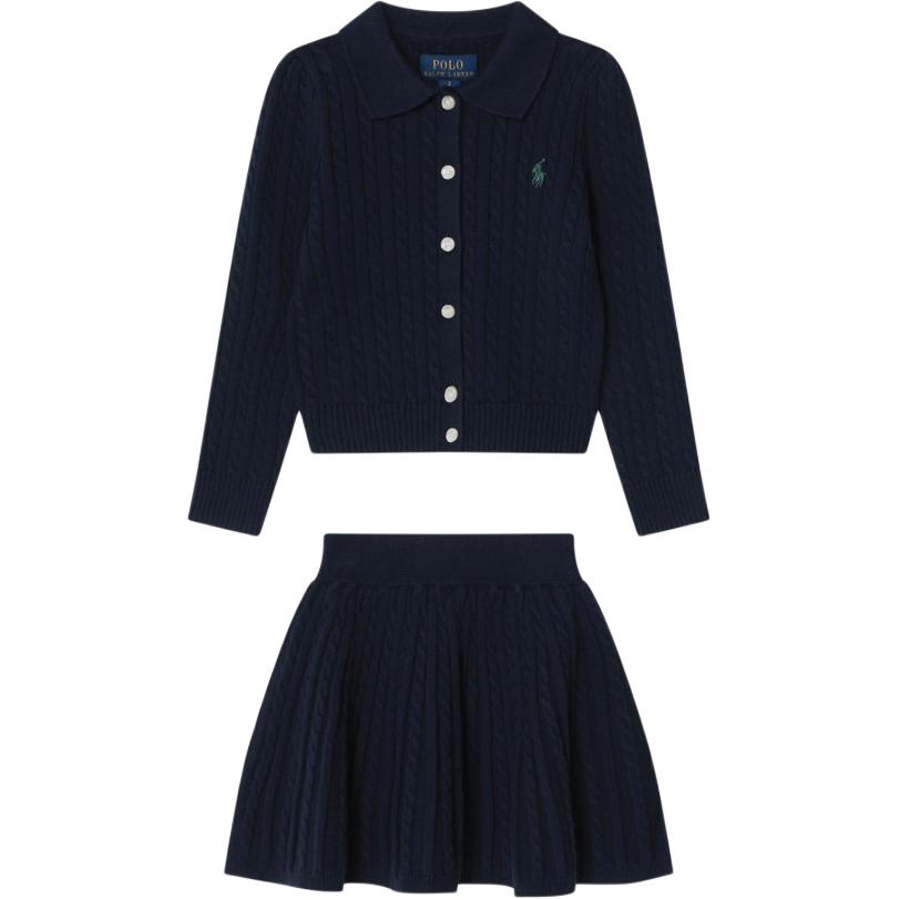 Детский комплект с юбкой Polo Ralph Lauren, синий
Детский комплект с юбкой Polo Ralph Lauren, синий