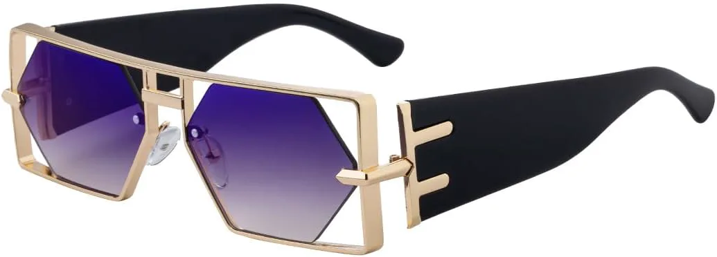 Мужские квадратные металлические солнцезащитные очки в стиле ретро с полой оправой и защитой от УФ-излучения для вождения и активного отдыха на природе GJKTFNJIF, 5
Мужские квадратные металлические солнцезащитные очки в стиле ретро с полой оправой и защитой от УФ-излучения для вождения и активного отдыха на природе GJKTFNJIF, 5