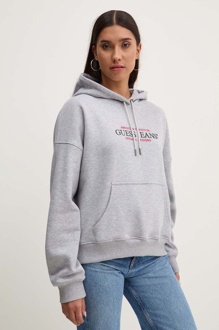 Толстовка Guess Jeans, серый 
Толстовка Guess Jeans, серый