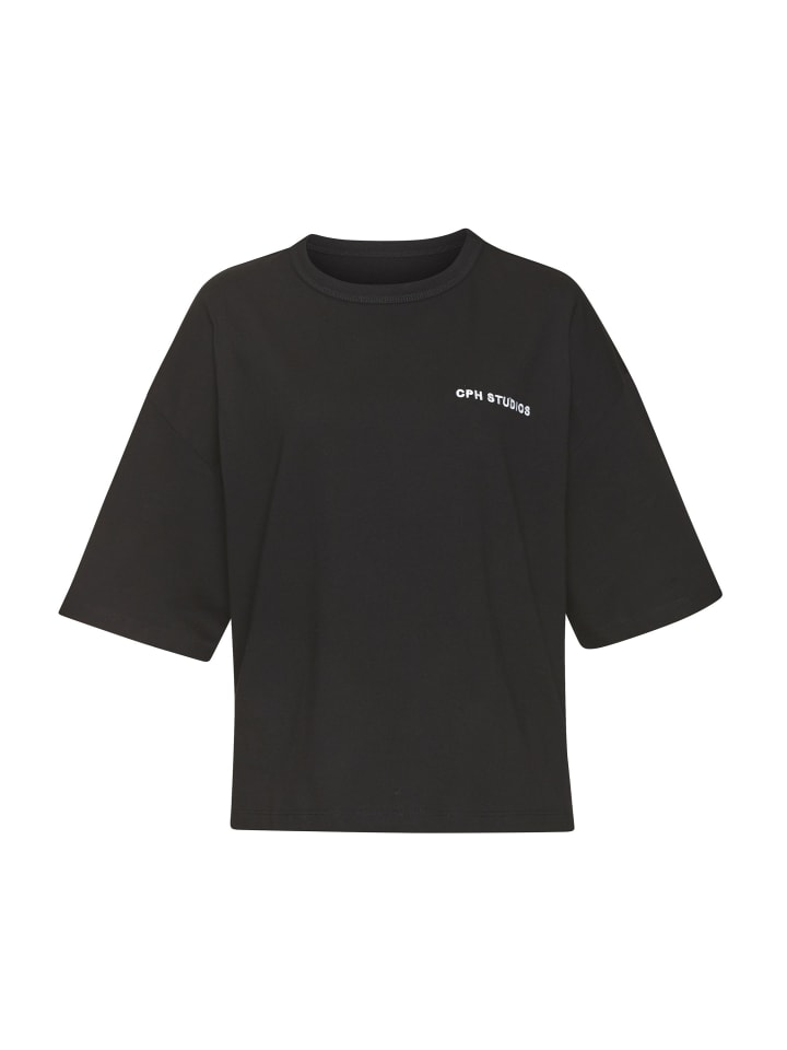 Рубашка оверсайз черного цвета Copenhagen Studios
Рубашка оверсайз черного цвета Copenhagen Studios