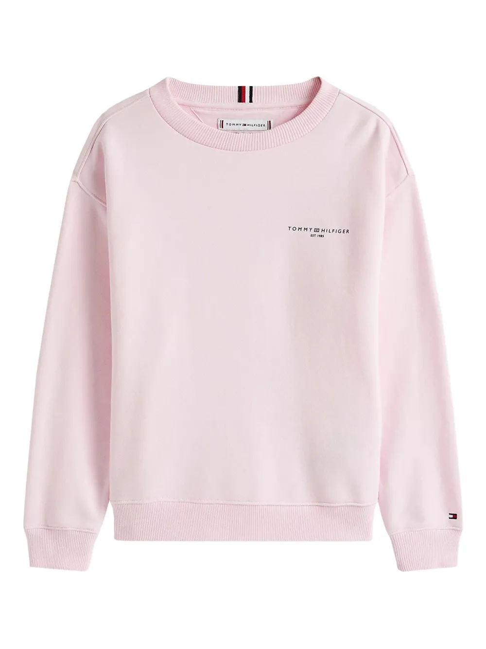 Толстовка с вышитым логотипом Tommy Hilfiger Junior, розовый 
Толстовка с вышитым логотипом Tommy Hilfiger Junior, розовый