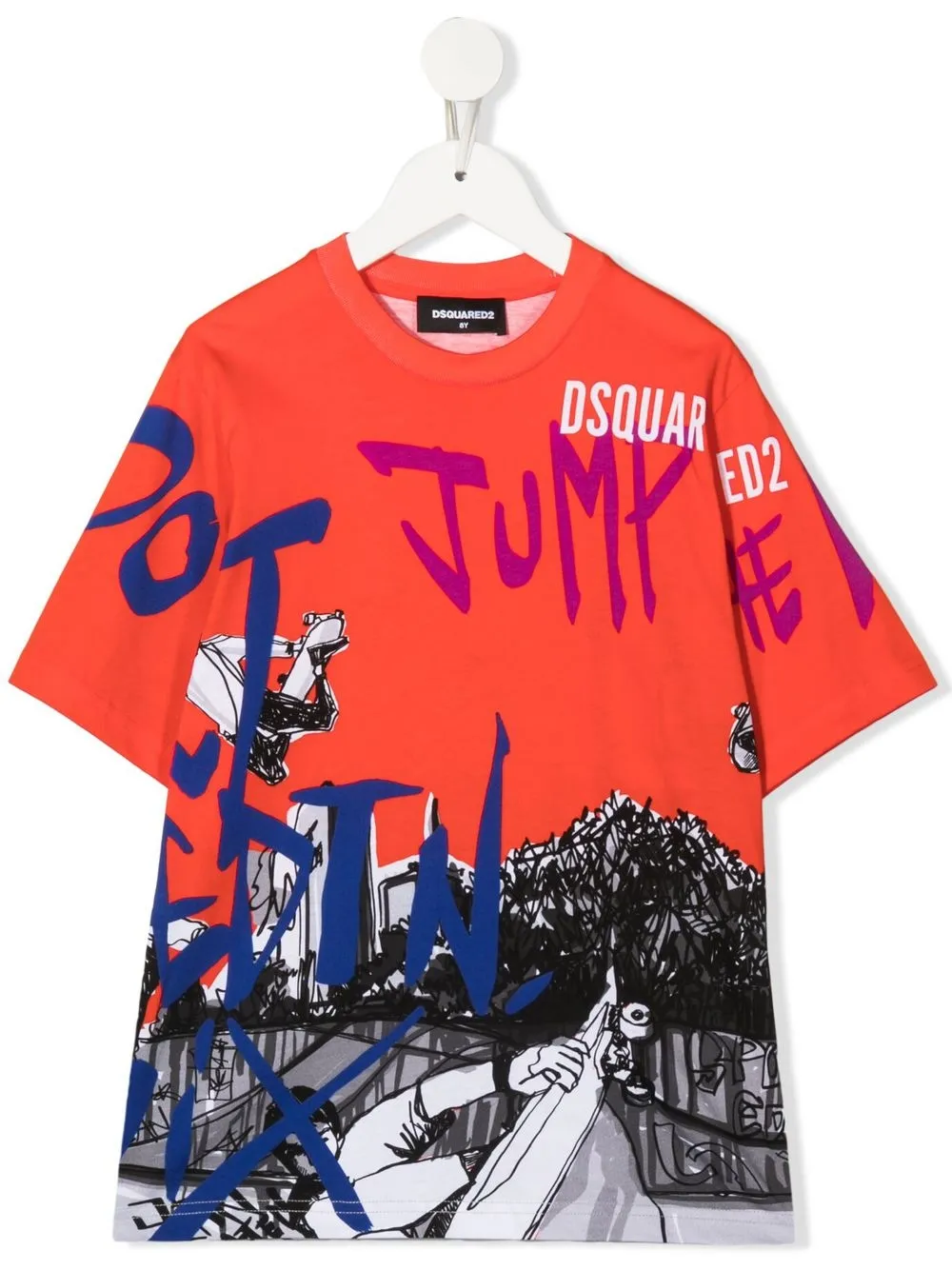 Футболка с графичным принтом Dsquared2 Kids, красный
Футболка с графичным принтом Dsquared2 Kids, красный