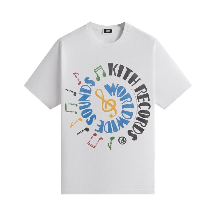 Футболка Kith Records Vintage Tee, белый
Футболка Kith Records Vintage Tee, белый