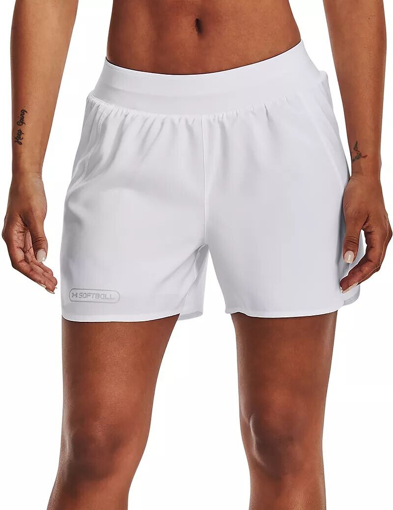 Женские шорты 2-в-1 для софтбола Under Armour, белый
Женские шорты 2-в-1 для софтбола Under Armour, белый