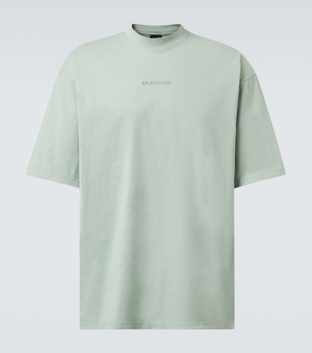 Футболка из хлопкового джерси с логотипом Balenciaga, Sage Green
Футболка из хлопкового джерси с логотипом Balenciaga, Sage Green